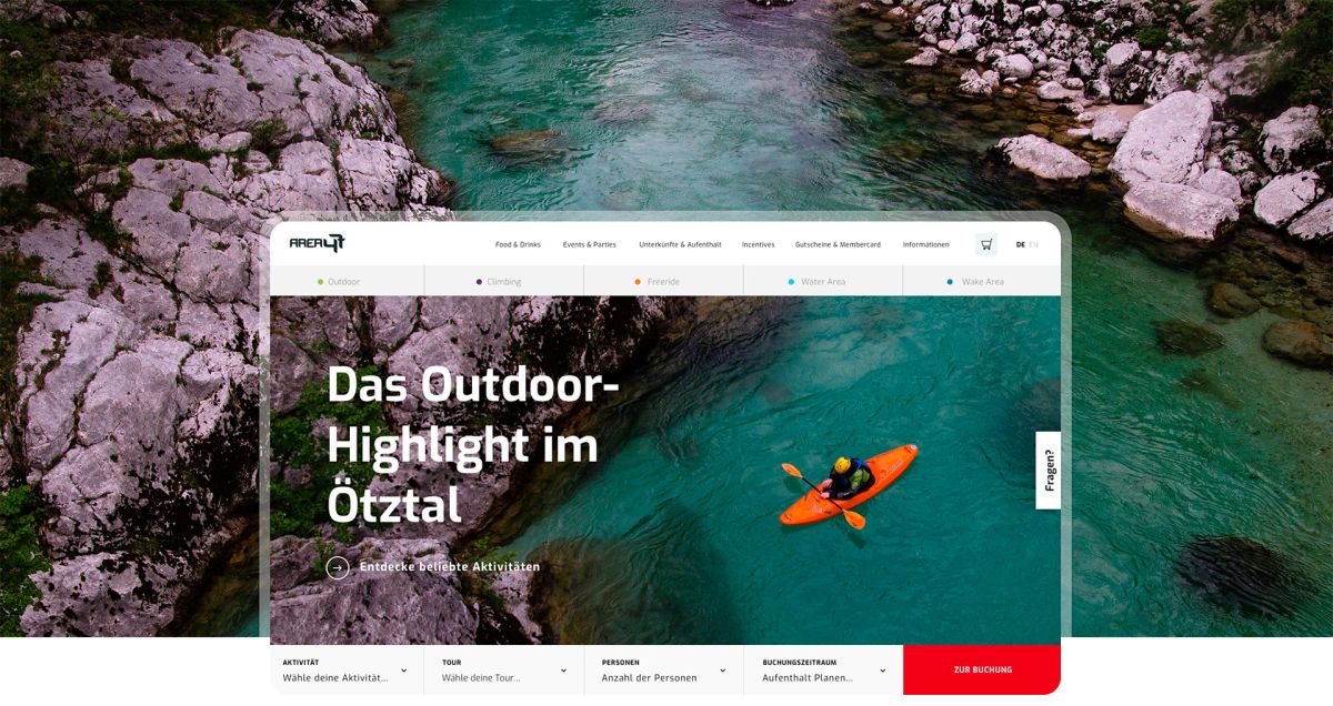 AREA47 – Website Relaunch