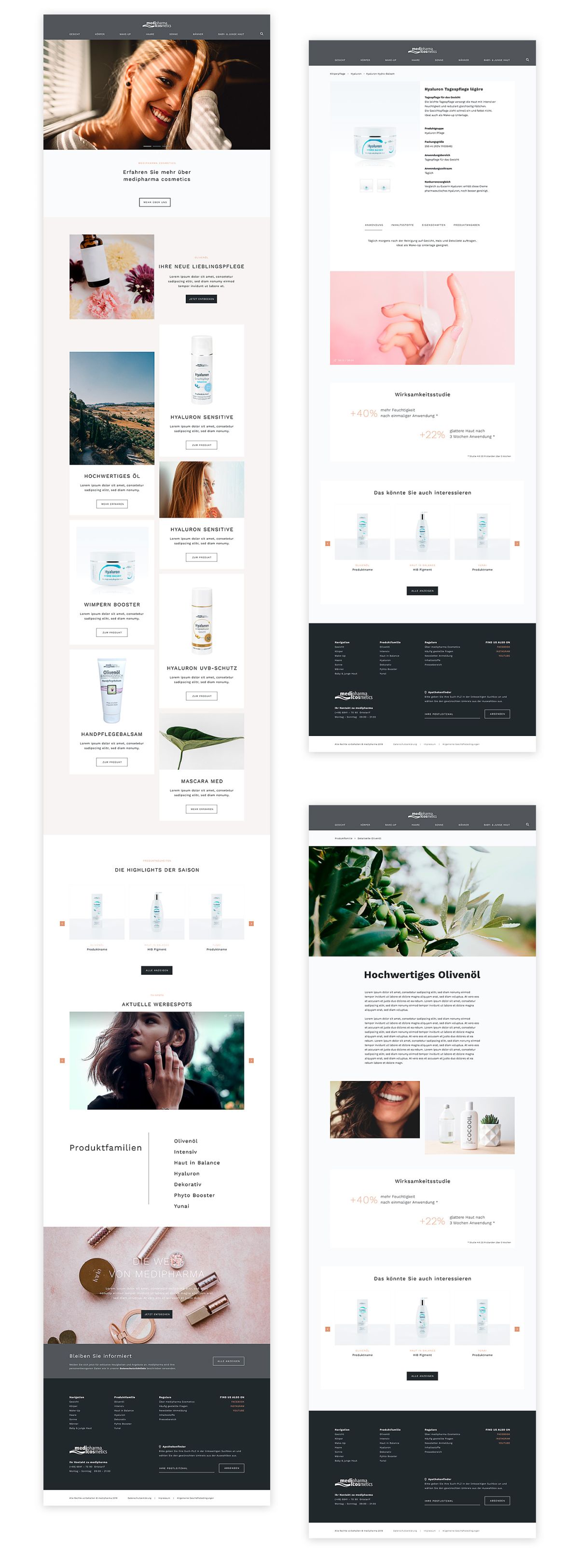 Medipharma Cosmetics Web Relaunch